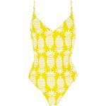 Maillots de bain une pièce Seafolly jaunes tropicaux à motif ananas en lot de 1 Taille XS pour femme en promo 