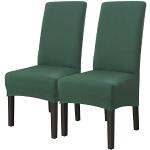 Housses de chaise vert foncé extensibles 