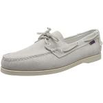 Chaussures casual Sebago Docksides blanches en daim Pointure 44 look casual pour homme 