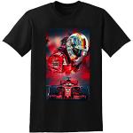 Sebastian Vettel 5 Black Mens T-Shirt Racing Mens Tee XXL