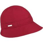 Chapeaux cloches Seeberger rouges en polyester 56 cm Tailles uniques look fashion pour femme 