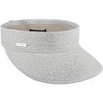 Chapeaux de paille Seeberger gris clair en paille 58 cm Tailles uniques look fashion pour femme 