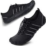 Chaussures de volley-ball noires en caoutchouc à clous Pointure 44 look fashion 