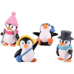 Figurines en plastique à motif pingouins 