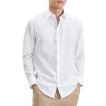 Chemises Seidensticker blanches en coton en soie à manches longues Taille M look sportif pour homme 