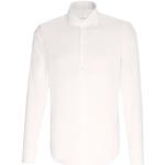 Chemises Seidensticker blanches sans repassage col kent look business pour homme en promo 
