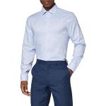 Chemises Seidensticker bleues sans repassage col kent Taille XL look business pour homme en promo 