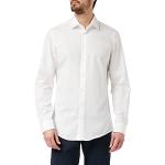 Chemises Seidensticker blanches à motif ville à manches longues à manches longues col kent Taille M look fashion pour homme en promo 