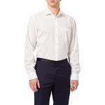 Chemises Seidensticker blanches en coton sans repassage à manches longues col kent Taille XS classiques pour homme en promo 