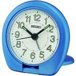 Seiko Clock QHT018L Réveil de Voyage analogique Bleu