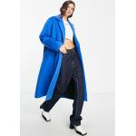 Manteaux en laine Selected Femme bleus Taille XXS pour femme en promo 