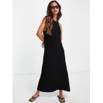 Robes en maille Selected Femme noires longues sans manches Taille XL classiques pour femme en promo 