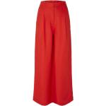 Pantalons large Selected Femme rouges en lin Taille XS pour femme 