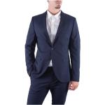 Vestes de costume d'automne Selected Homme bleues en viscose Taille XS pour homme 