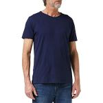 T-shirts Selected Homme bleus à manches courtes bio à manches courtes Taille S look fashion pour homme en promo 