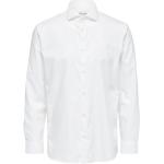 Chemises d'automne Selected Homme blanches à manches longues à manches longues Taille XL look fashion pour homme 