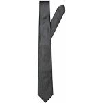 Cravates en soie Selected Homme noires en soie Tailles uniques classiques pour homme en promo 