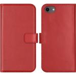 Coques & housses iPhone SE rouges en cuir 