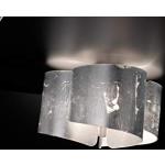 Lustres à LED Selene argentés en verre contemporains 