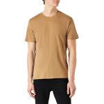 T-shirts Selected Homme beiges à manches courtes bio à manches courtes à col rond Taille XXL look fashion pour homme 