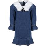 Robes longues Self Portrait bleues en coton Taille 8 ans pour fille de la boutique en ligne Miinto.fr avec livraison gratuite 