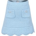 Jupes en tricot Self Portrait bleu ciel à fleurs à strass Taille 10 ans pour fille de la boutique en ligne Miinto.fr avec livraison gratuite 