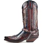Bottines western & bottines cowboy Sendra Boots rouges look fashion pour homme 