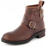 Bottines Sendra Boots marron en cuir en cuir Pointure 42 look fashion 