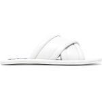 Sandales plates Senso blanches en cuir à bouts ouverts Pointure 40 pour femme en promo 
