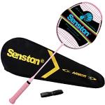 Raquettes de badminton roses en carbone 