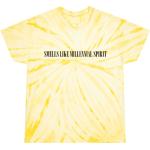 T-shirts à motif tie-dye en coton Nirvana look Rock 