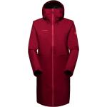 Vestes de pluie Mammut Seon rouges imperméables à capuche pour femme 