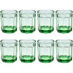 SERAX Paola Navone Lot de 8 verres transparents Vert 9 x 7,5 cm pour 220 ml