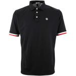 Polos Serge Blanco noirs Taille XL look fashion pour homme 