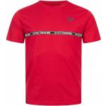 T-shirts col rond Sergio Tacchini rouges en coton à manches courtes à col rond Taille S pour homme 