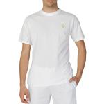 T-shirts de printemps Sergio Tacchini blancs à manches courtes à manches courtes Taille M look fashion pour homme 