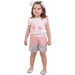 T-shirts roses en coton à paillettes Taille 3 mois look fashion pour fille de la boutique en ligne Amazon.fr 