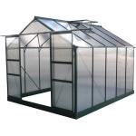 Serres de jardin Habitat et Jardin vert sapin en aluminium de 5 à 10m² 