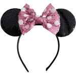 Serre-tête roses en satin à paillettes Mickey Mouse Club Minnie Mouse Taille 12 ans look fashion pour fille de la boutique en ligne Amazon.fr 