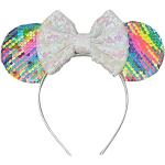 Serre-têtes multicolores avec noeuds à motif papillons Mickey Mouse Club pour femme 