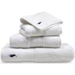 Serviettes de bain Ralph Lauren blanches en coton 90x170 