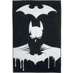 Serviettes de bain noires en coton Batman 