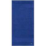 Serviettes de bain Lacoste bleues 40x60 