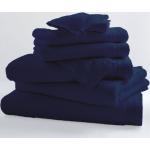 Serviettes de bain Tradilinge bleues en coton 