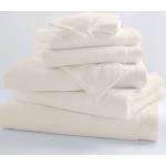 Serviettes de bain Tradilinge blanc crème en coton 