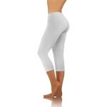 Leggings blancs en coton Taille 3 XL plus size look fashion pour femme 