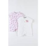 Pyjamas Noukies rose bonbon en jersey lot de 2 Taille 2 ans pour bébé en promo de la boutique en ligne Vertbaudet.fr 