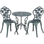 Set de bistro kit de bistro vintage ensemble de table et de chaises de jardin fonte vert 03_0003737