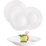 Assiettes plates Luminarc blanches made in France 