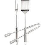 Set pince + fourchette + spatule inox Cook'In Garden